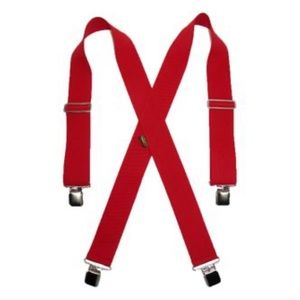 Vintage Welch Men's Big & Tall Elastic Clip-End 2 Inch Work Suspenders